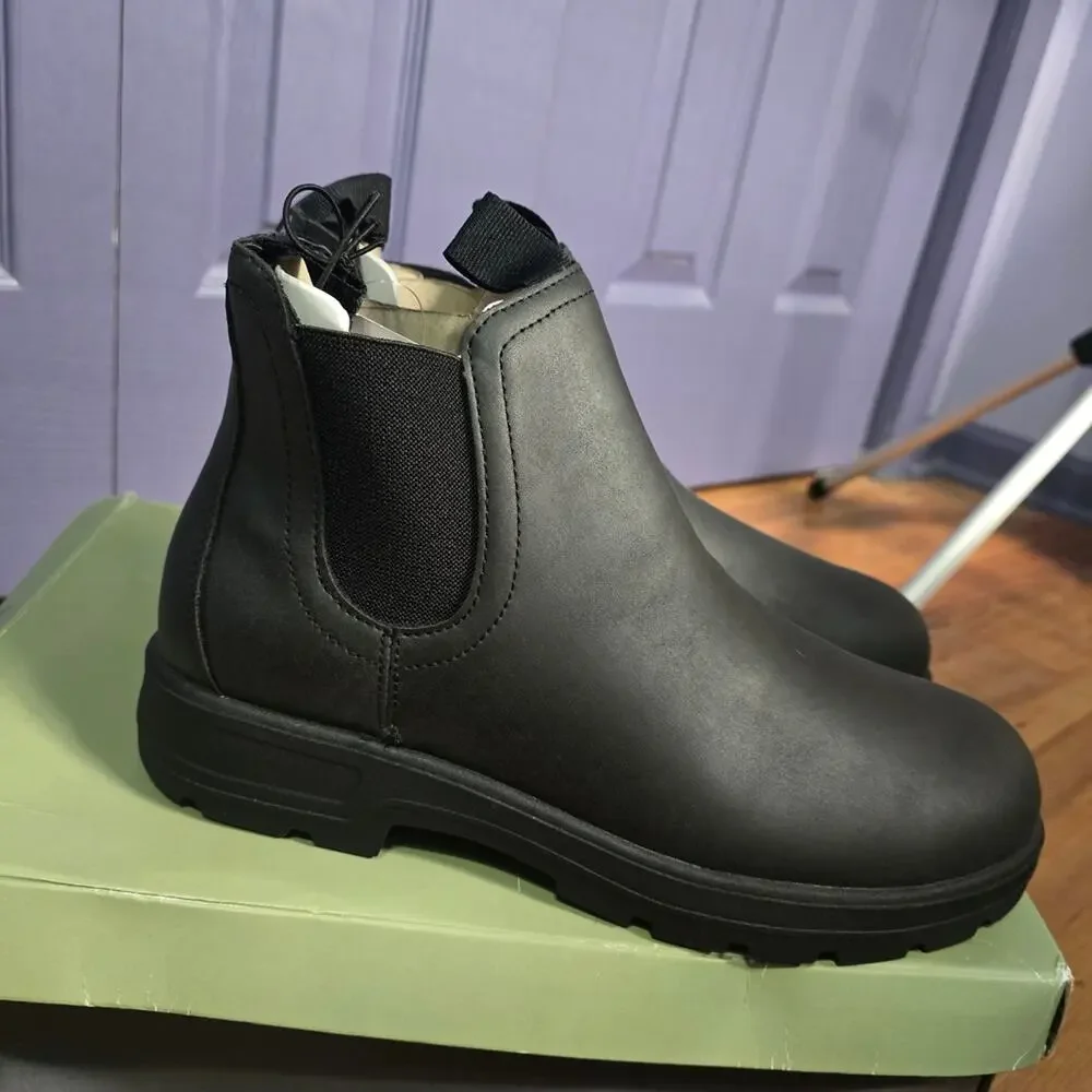 Goodfellow & Co Black Huxley Boots For Men Size 8 NWT